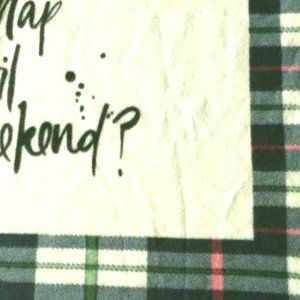 Weekend Blanket Throw Euc Blue Red White